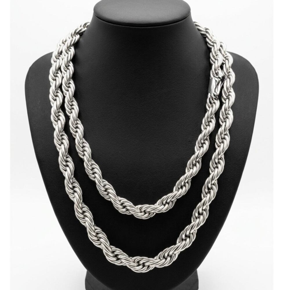 11MM 31inches Chunky Rope change 316 Stainless Steel Neecklace